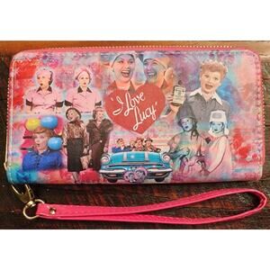 I Love Lucky Wallet/Wristlet Pink